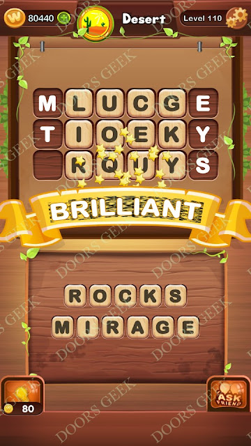 Word Bright Level 110 Answers, Cheats, Solutions, Walkthrough for android, iphone, ipad and ipod