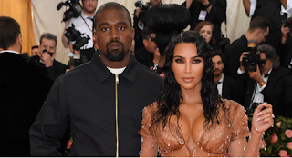Celebrity couple, Kanye West and Kim Kardashian living separately