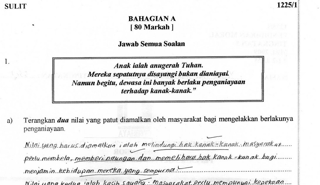 Soalan Dan Jawapan Pendidikan Moral Tingkatan 2 - Malacca g