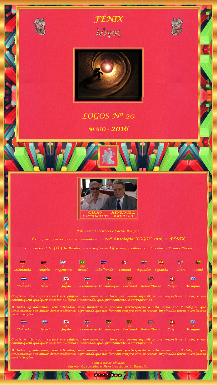 ANTOLOGIA "LOGOS 20" Maio 2016: