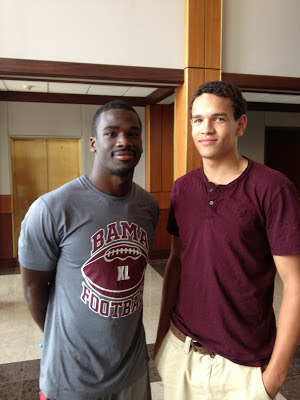 SR WR Kevin Norwood & 2014 WR Derek Kief