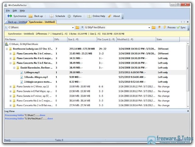 WinDataReflector : un logiciel gratuit pour sauvegarder et synchroniser ses fichiers