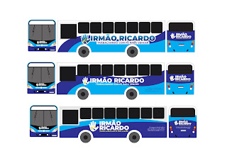 CRIAÇÃO DE ARTE PARA ÔNIBUS DO VEREADOR IRMÃO RICARDO IPOJUCA PE