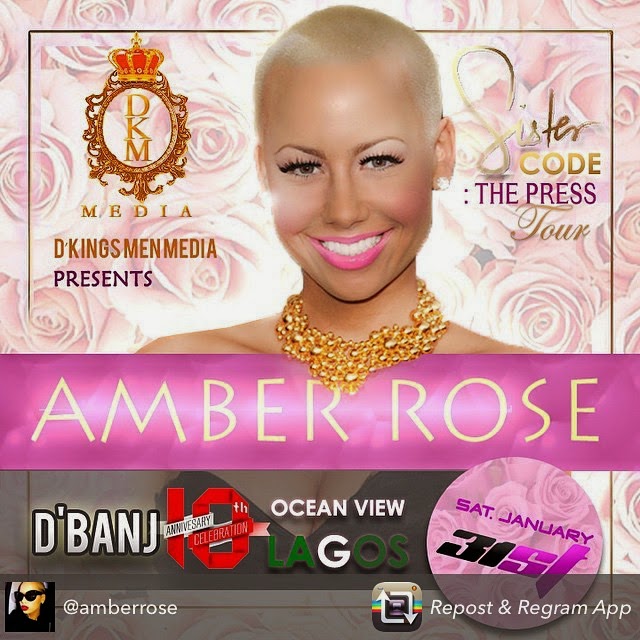 d'banj invites amber rose