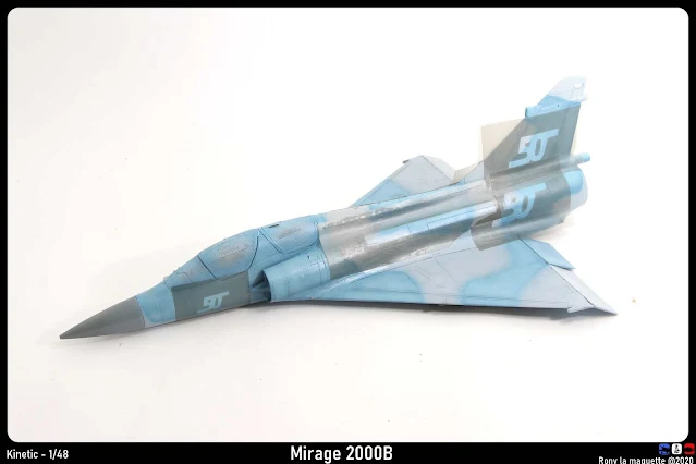 Réalisation de la décoration du Mirage 2000 des 50ans du C.E.V.