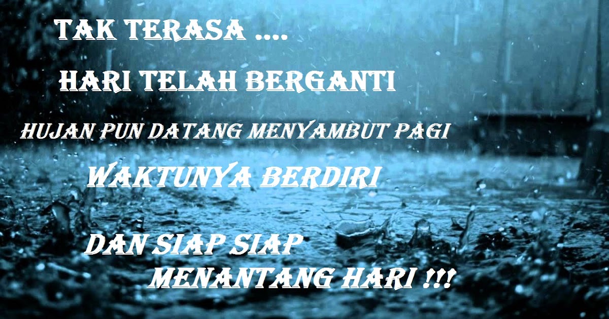 158 Kata Kata Mutiara Saat Hujan Di