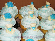 Baby Shower Cupcakes. These chocolate and vanilla cupcakes were for a (baby shower cupcakes )