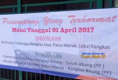 Gambar KA Lokal Merak Rangkasbitung