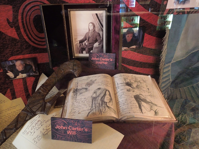 John Carter will and journal props