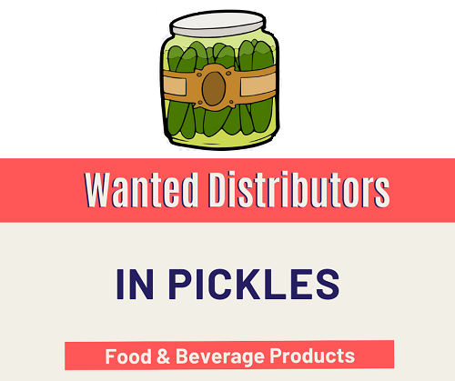 Wanted Distributors for Pickles in India