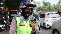 H+3, Kapolres Subang Gelar Patroli di Jalur Selatan Cek Arus Lalin