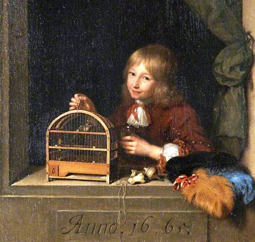 Boy with a Birdcage