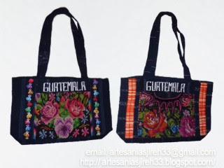 bolsa con leyenda de guatemala.