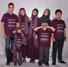 Baju Muslim Seragam Ayah Ibu Dan Anak