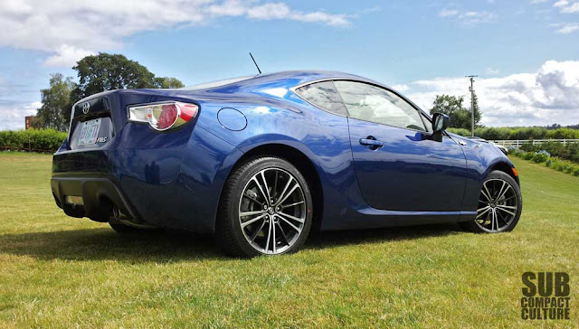 2013 Scion FR-S shot from the back