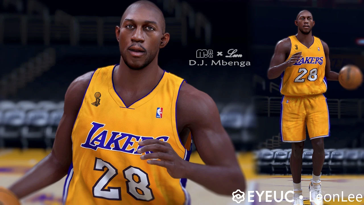 NBA 2K23 D.J. Mbenga Retro Cyberface