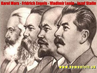 Marx Engels Lenin y Stalin_masones