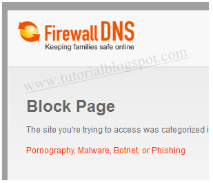 Pornography, Malware, Botnet,block page,block site,Phishing