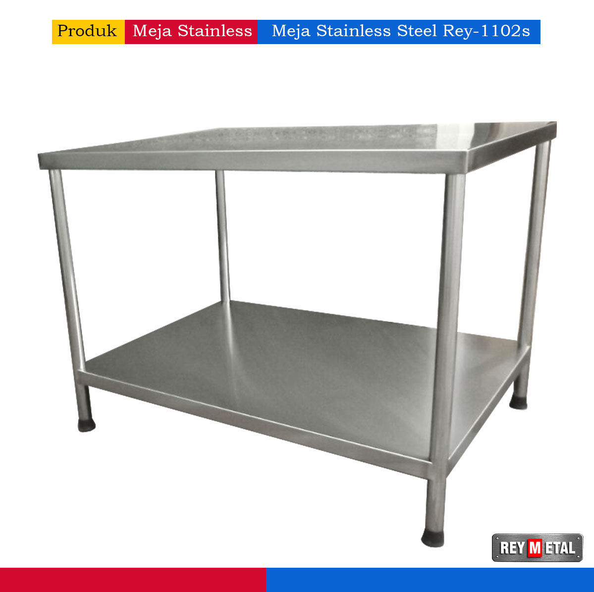  Meja Stainless Steel Rey 1102s