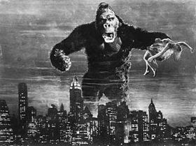 King Kong in fear