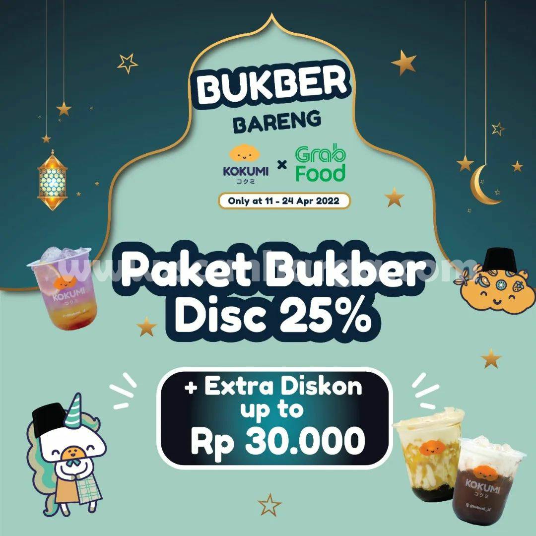 Promo KOKUMI Spesial Paket BUKBER DISKON 25%