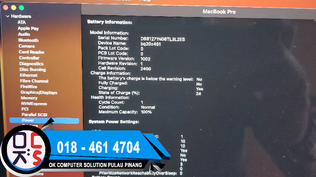 SOLVED : REPAIR MACBOOK | MACBOOK SHOP | MACBOOK PRO | MODEL A2338 | BATTERY CANT CHARGE | SERVICE RECOMMENDED | BATTERY PROBLEM | REPAIR BATTERY | NEW BATTERY A2338 REPLACEMENT | MACBOOK SHOP NEAR ME | MACBOOK REPAIR NEAR ME | MACBOOK REPAIR PENANG | KEDAI REPAIR MACBOOK BUTTERWORTH