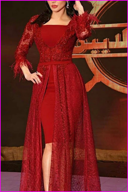 vestidos de fiesta largos de color rojo 2021 " vestidos de fiesta juveniles moda