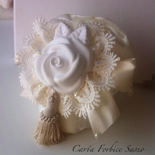 rosa nappa vintage shabby chic gessetti segnaposto matrimonio