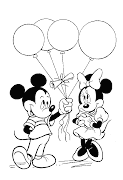 Mickey Mouse e Minnie Apaixonados (mickey mouse amor desenho)