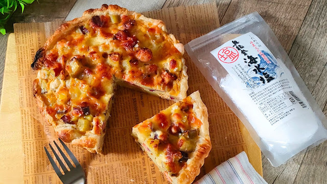 甘じょっぱくておいしい！さつまいもの塩バターキッシュ