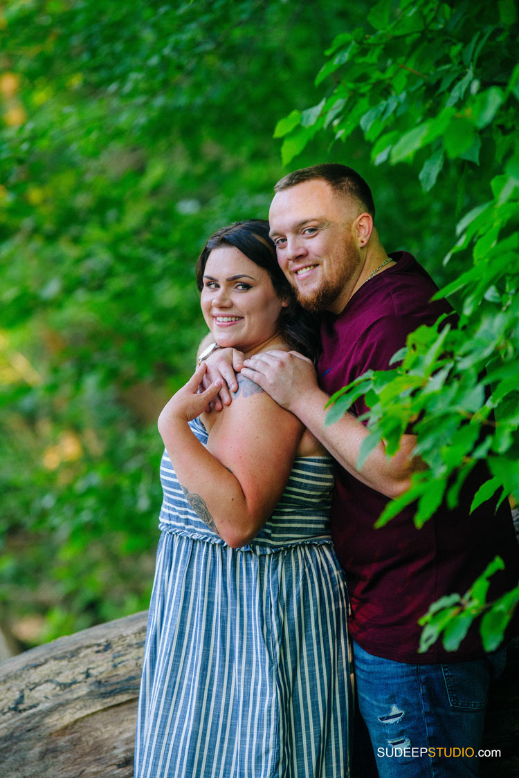 Ann Arbor Summer Engagement Pictures in Nature by SudeepStudio.com Ann Arbor Wedding Photographer