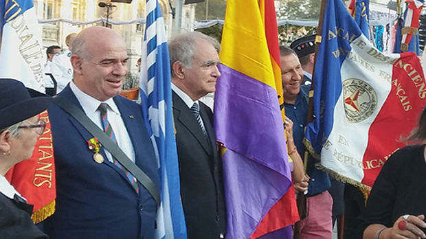 Militares por la República en el 75 Aniversario de la liberación de París