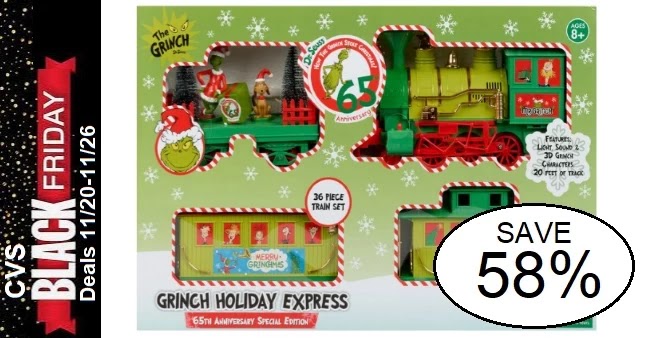 Grinch Holiday Train Set Black Friday Deal