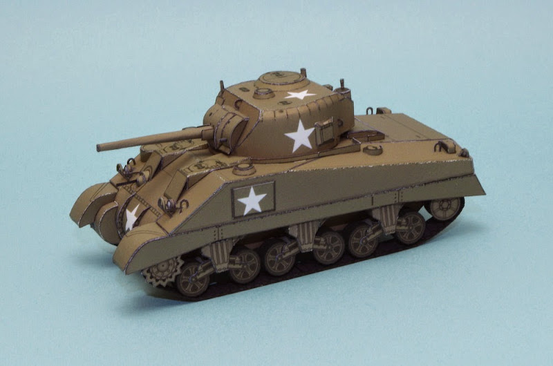 M4 Sherman Papercraft