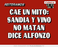 sandia y vino no mata