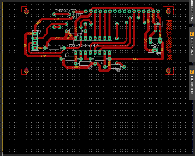 A DIY I2C character LCD built with PCF8574AP For PIC AVR and Arduino