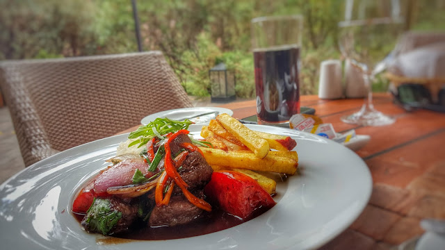 lomo saltado con papas fritas andinas