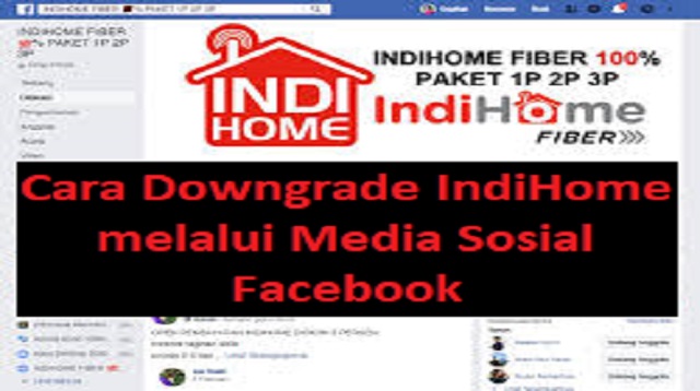 Cara Downgrade IndiHome