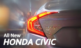 Model Honda Civic Baru 2016 Generasi ke-10