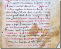 Détail d'un manuscrit