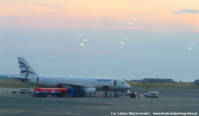 Airbus A320-232 o rejestracji SX-DGB, własność greckich linii Aegean Airlines