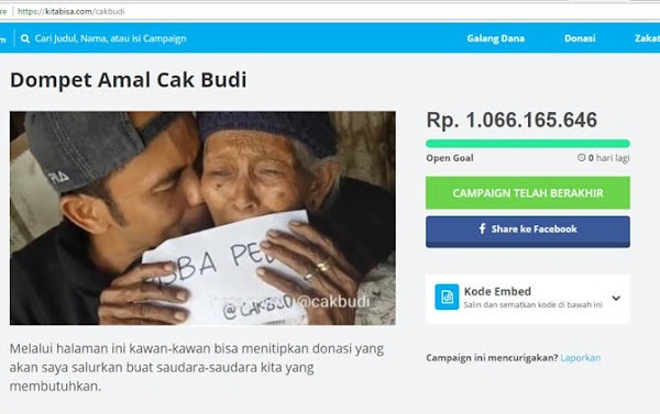 Penjelasan Kitabisa soal Uang Donasi untuk Beli Fortuner Cak Budi