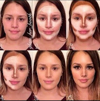 Hasil gambar untuk tutorial make up untuk muka persegi panjang