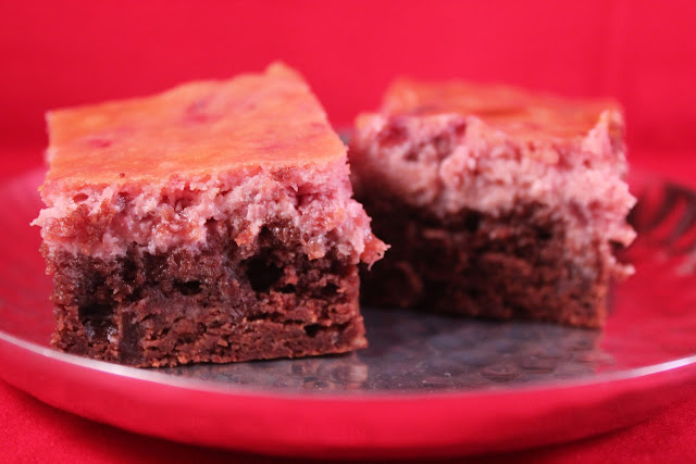 Cherry cream cheese brownies