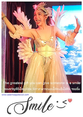 The greatest gift you can give someone is a smile Adams Apple Club Chiang Mai