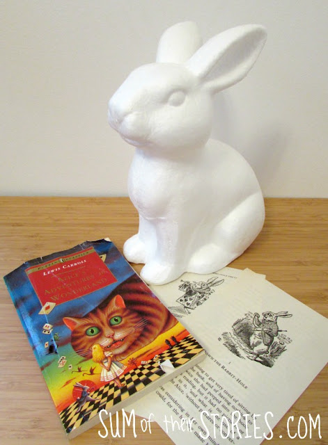 Easter Decoupage Book Bunny