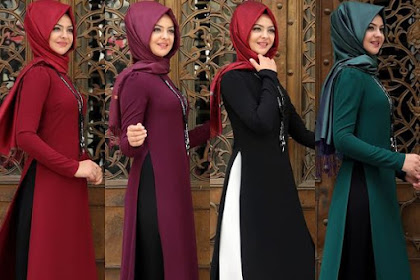 30+ Ide Keren Model Baju Gamis Turki 2019