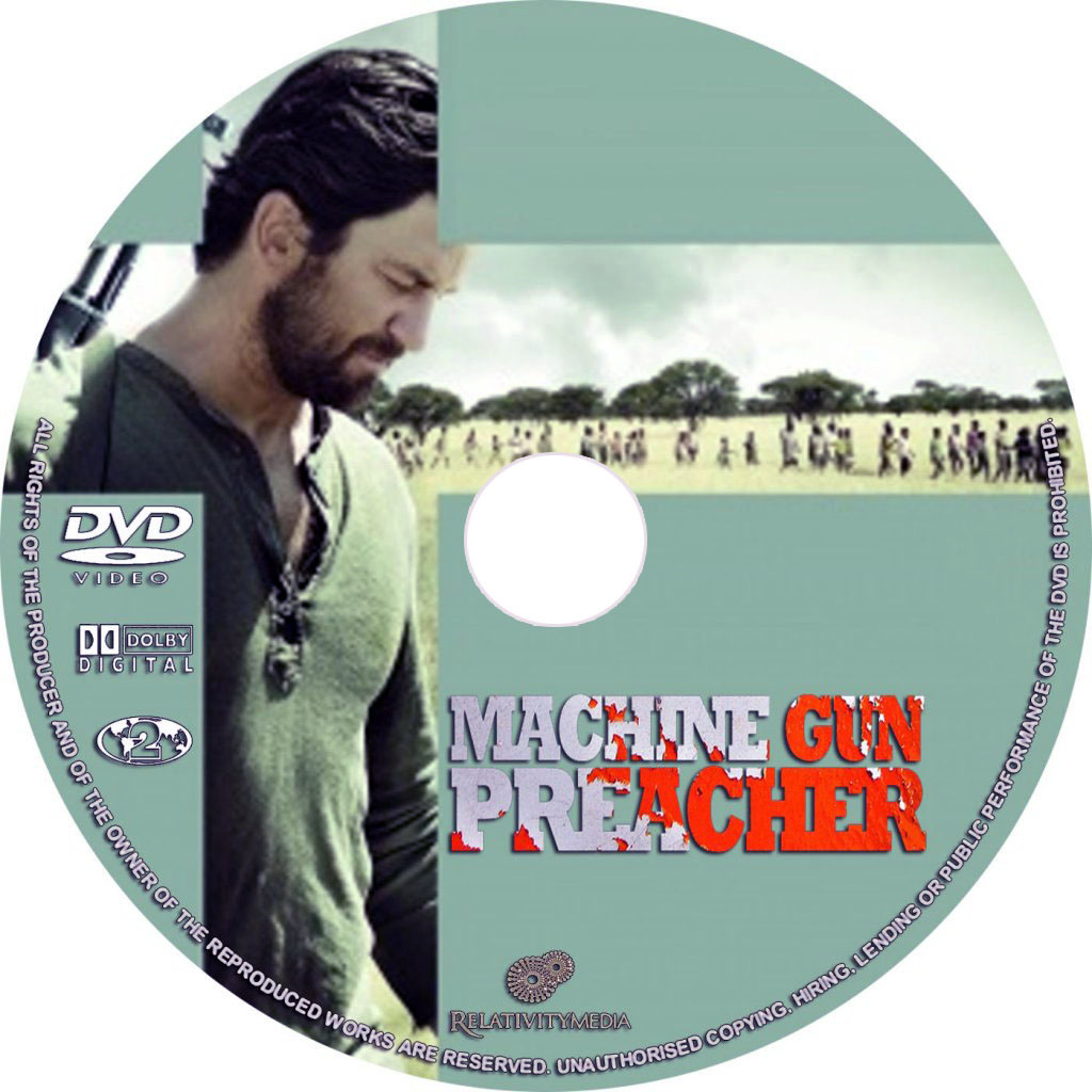 Machine Gun Preacher DVD Label Art