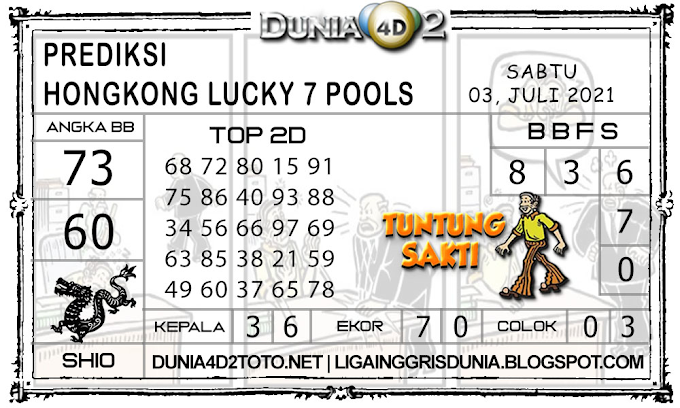 Prediksi Togel HONGKONG LUCKY7 DUNIA4D2 03 JULI 2021