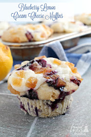 These moist Blueberry Lemon Cream Cheese Muffins are brimming with blueberries and a cream cheese swirl.
